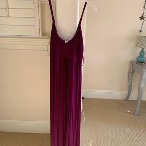 Purple maxi dress